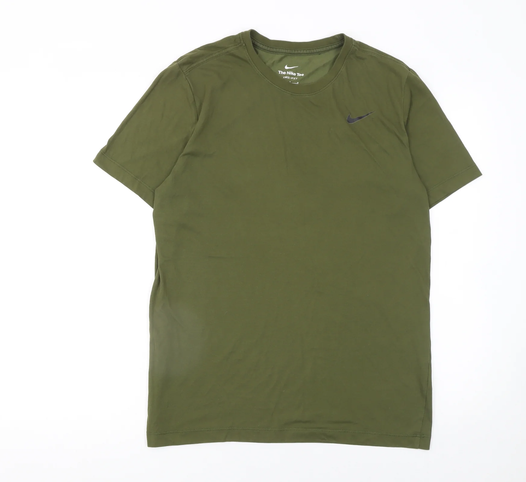 Nike Men's Green Dri-Fit Short Sleeve Crew Neck T-Shirt M