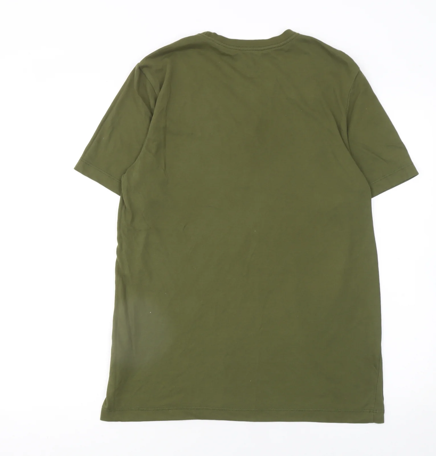 Nike Men's Green Dri-Fit Short Sleeve Crew Neck T-Shirt M - Image 3