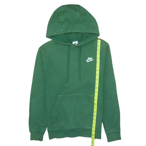 Nike Mens Green Pullover Fleece Hoodie XS Regular Fit Sports Style - Image 3