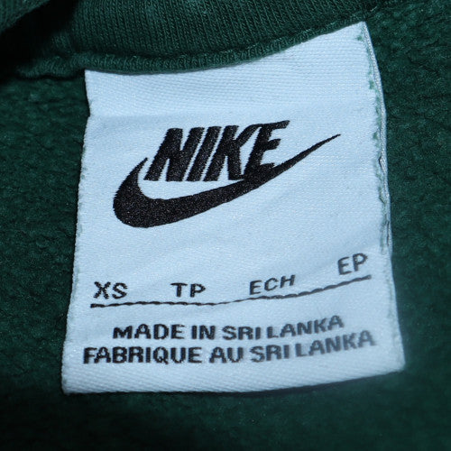 Nike Mens Green Pullover Fleece Hoodie XS Regular Fit Sports Style - Image 5