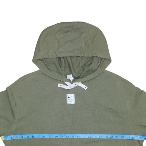 Nike Men's Green Pullover Hoodie L Dri-Fit Sports Sweatshirt - Image 2