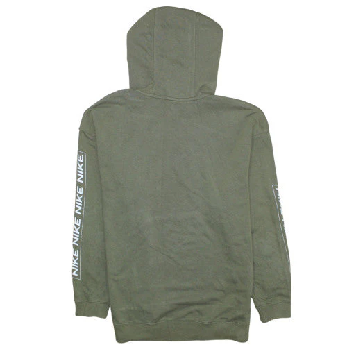 Nike Men's Green Pullover Hoodie L Dri-Fit Sports Sweatshirt - Image 4