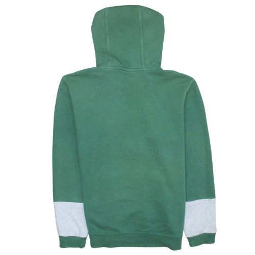 Nike Mens Green Pullover Hoodie L Logo Fleece Sportswear Sweatshirt - Image 4