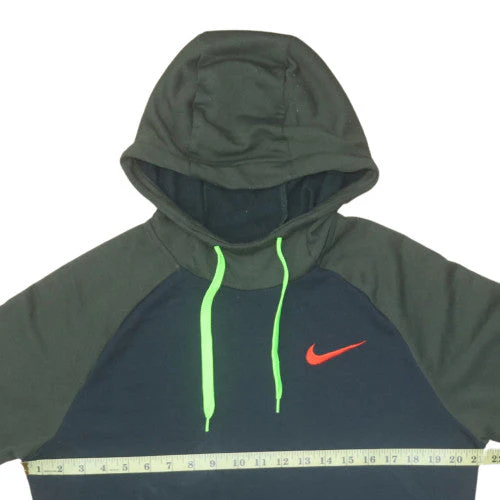 Nike Men's Green Pullover Hoodie L Sportswear Dri-FIT Sweatshirt - Image 2