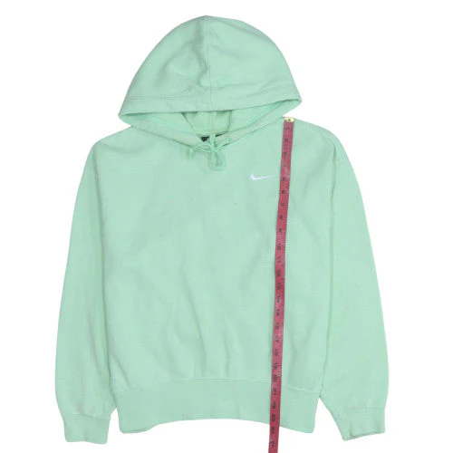 Nike Men's Green Pullover Hoodie M Regular Fit Fleece - Image 3