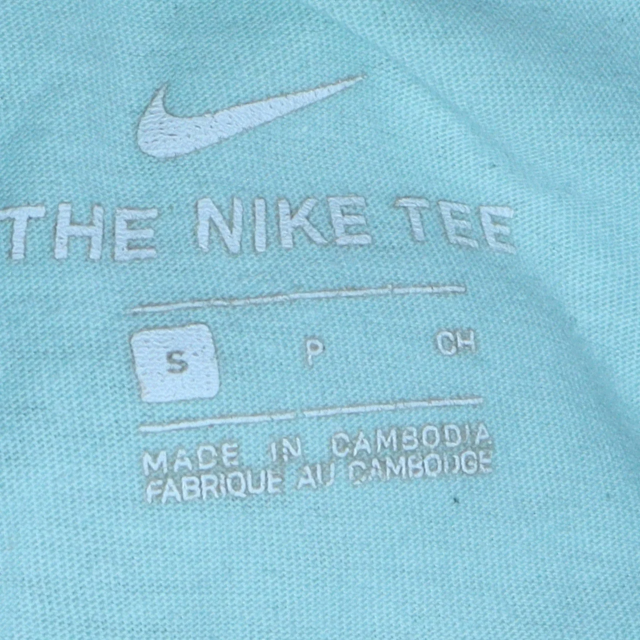 Nike Men's Green Small Crew Neck Cotton T-Shirt - Image 5