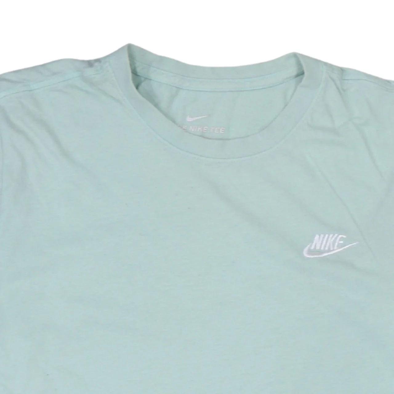 Nike Men's Green Small Crew Neck Cotton T-Shirt - Image 8