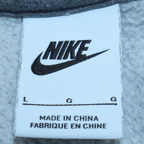 Nike Men's Grey 1/2 Zip Fleece Sweatshirt L Sportswear - Image 5