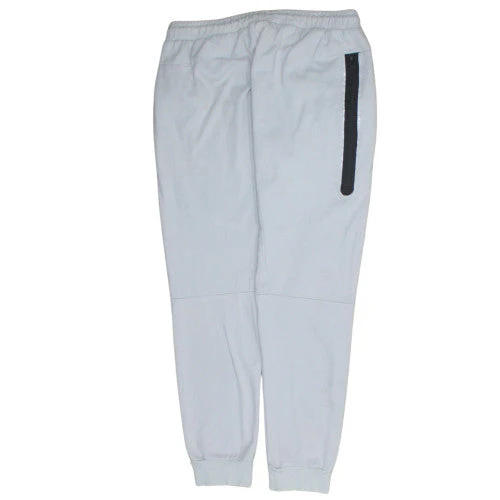 Nike Men's Grey and Yellow Jogger Trousers Size M Elastic Waist - Image 4