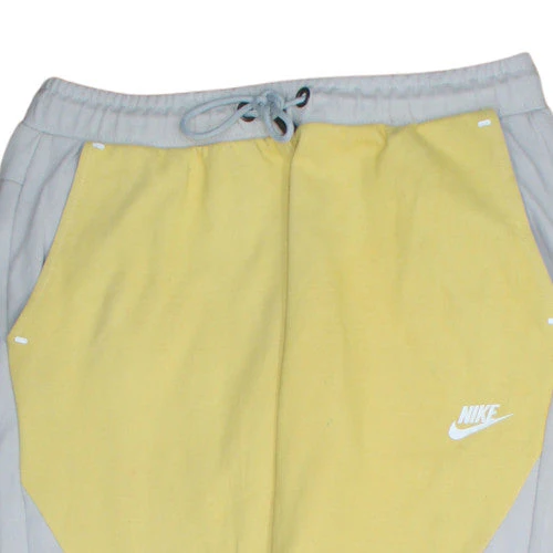 Nike Men's Grey and Yellow Jogger Trousers Size M Elastic Waist - Image 8