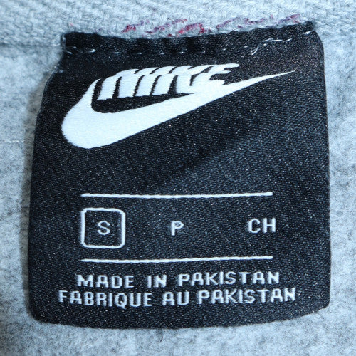 Nike Men's Grey & Black Crew Neck Sweatshirt Size S Classic Fleece - Image 6