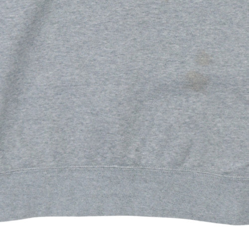 Nike Men's Grey Crew Neck Cotton Blend Pullover Sweatshirt M - Image 8