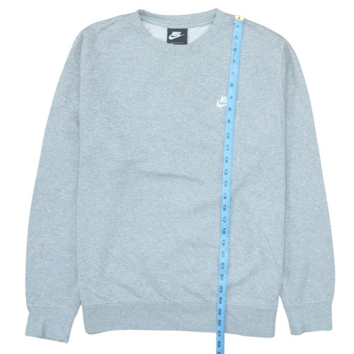 Nike Mens Grey Crew Neck Pullover Sweatshirt L Regular Fit - Image 3