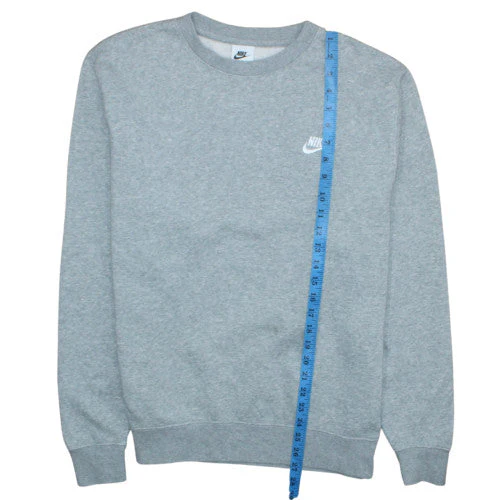 Nike Men's Grey Crew Neck Pullover Sweatshirt M Regular Fit - Image 3