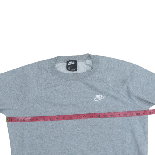 Nike Men's Grey Crew Neck Pullover Sweatshirt M Regular Fit - Image 2