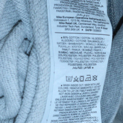 Nike Men's Grey Crew Neck Pullover Sweatshirt M Regular Fit - Image 6