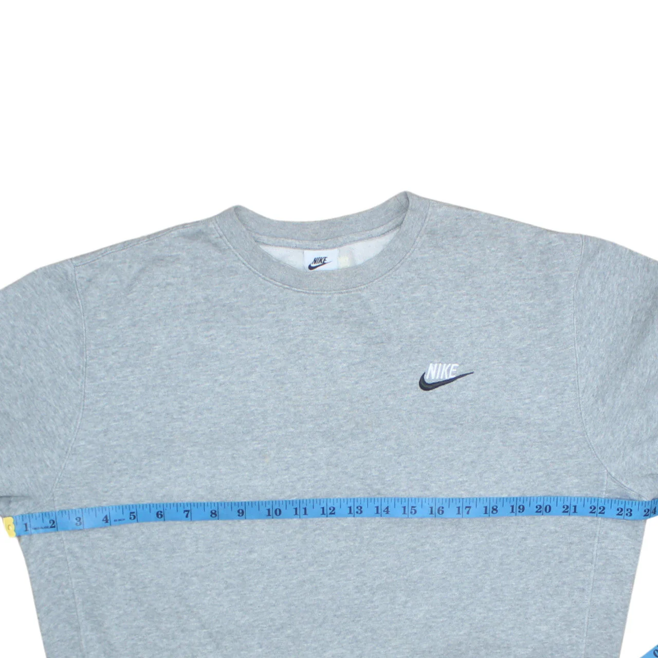 Nike Men's Grey Crew Neck Pullover Sweatshirt Size S - Image 3