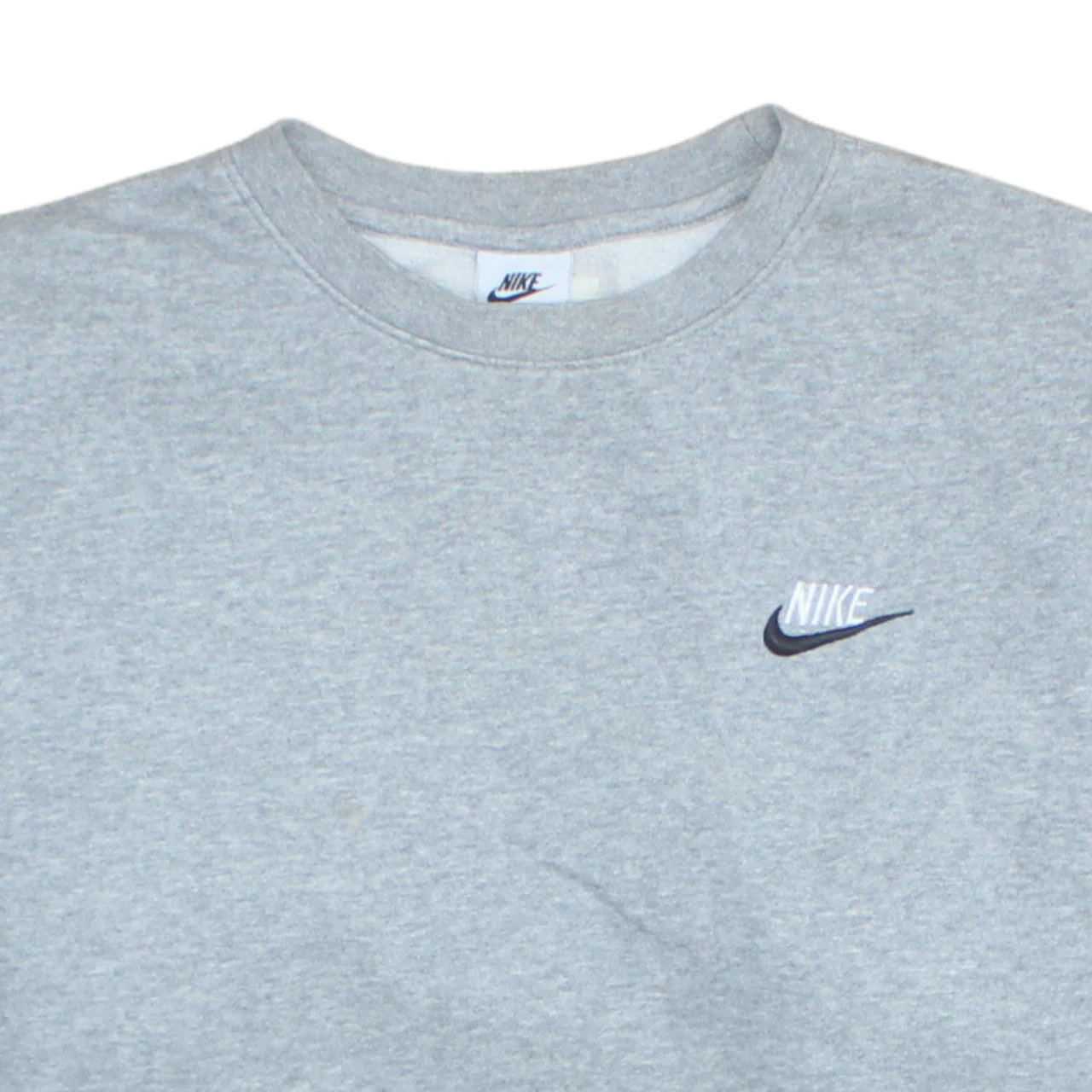 Nike Men's Grey Crew Neck Pullover Sweatshirt Size S - Image 7