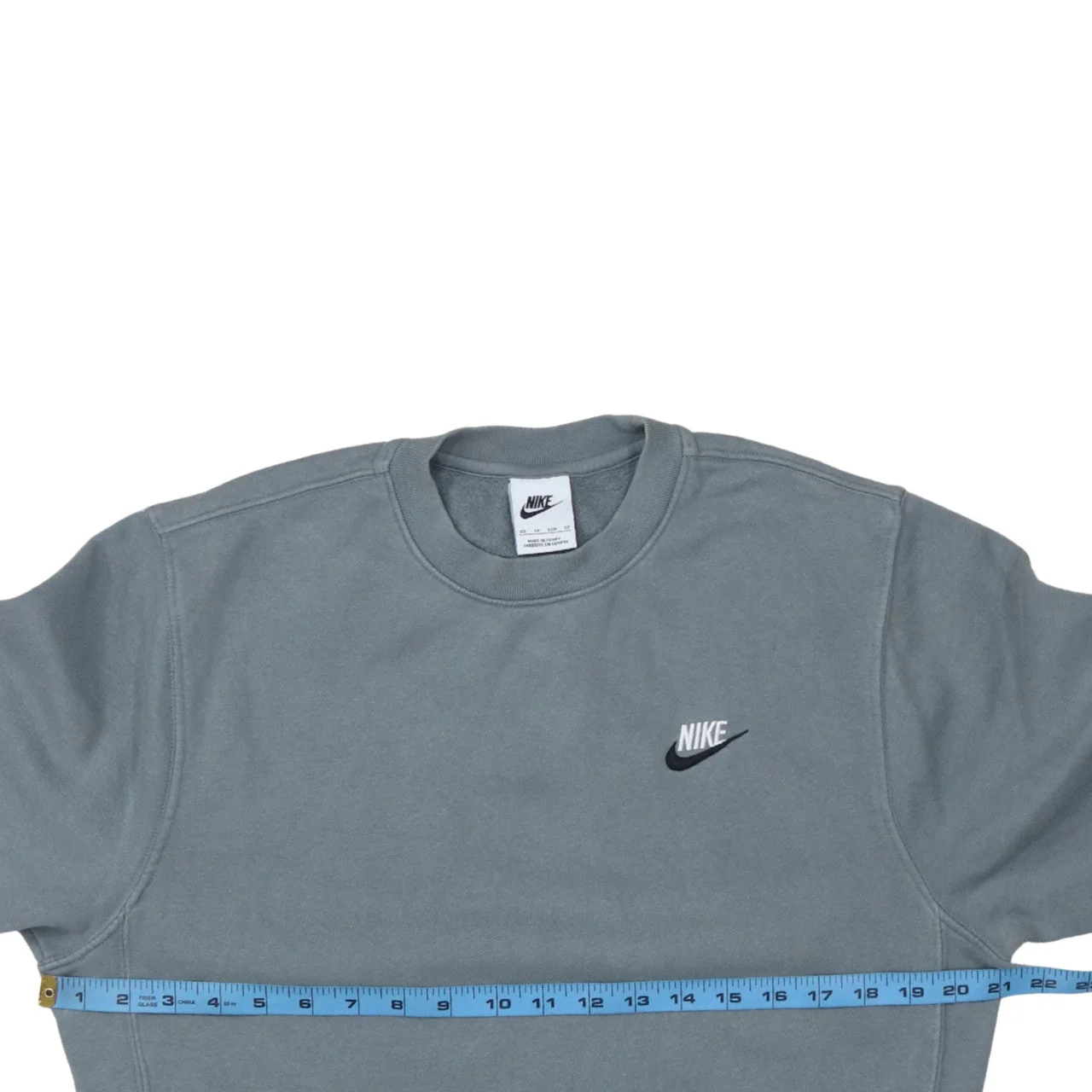 Nike Men's Grey Crew Neck Pullover Sweatshirt XS - Image 2
