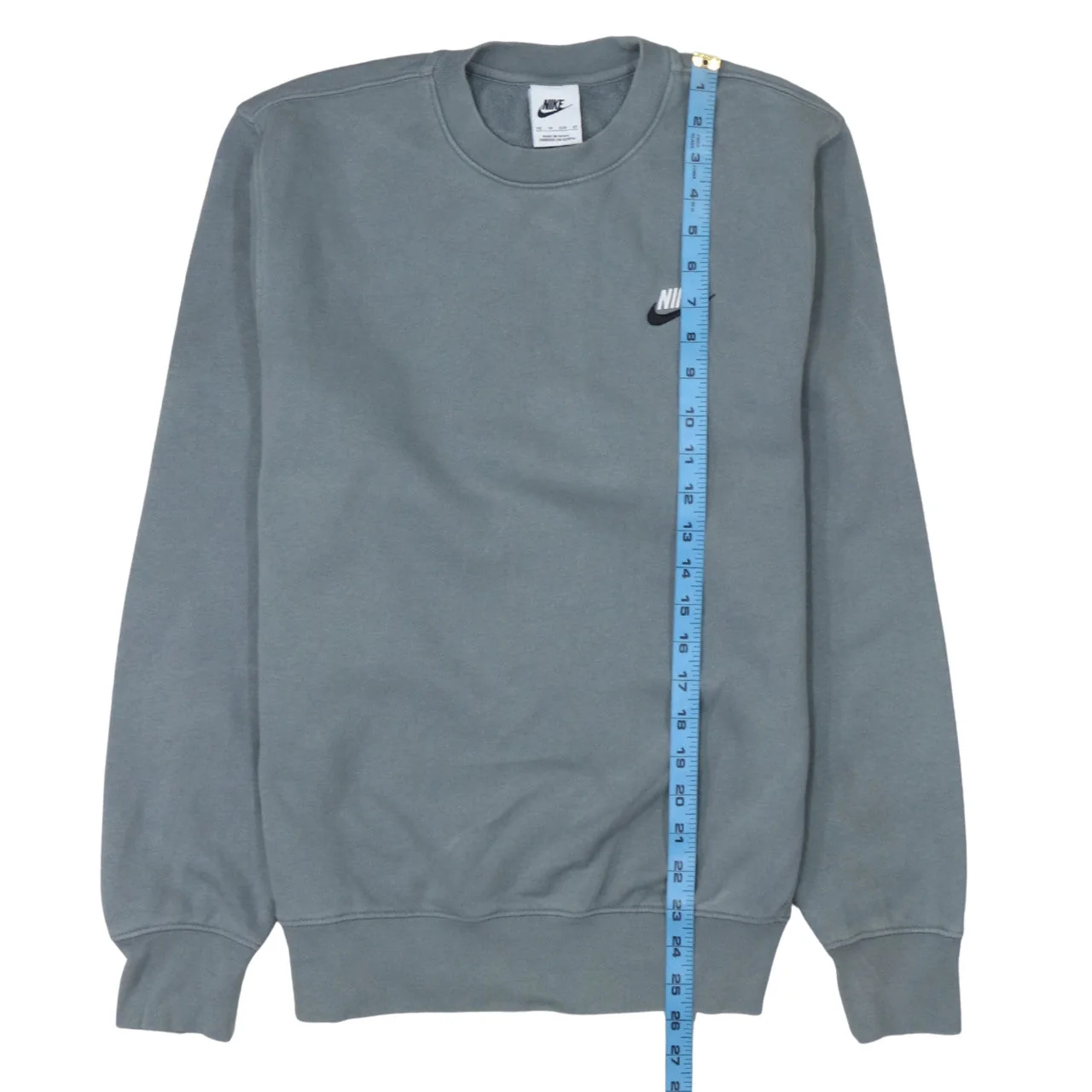 Nike Men's Grey Crew Neck Pullover Sweatshirt XS - Image 3