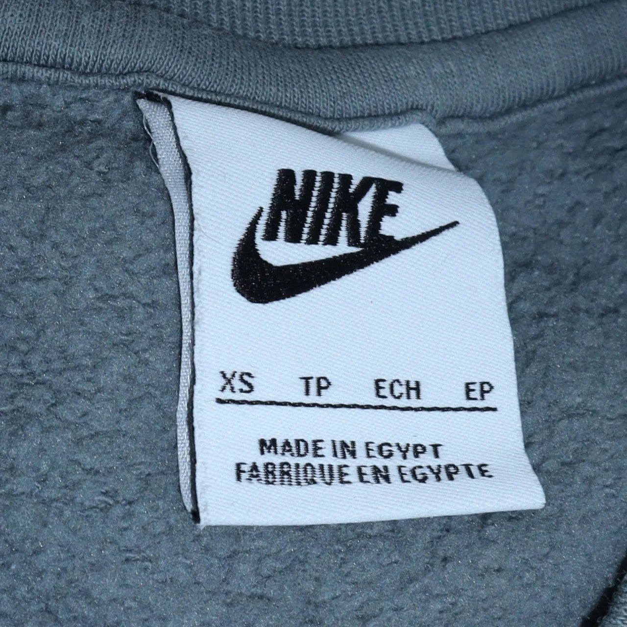 Nike Men's Grey Crew Neck Pullover Sweatshirt XS - Image 5