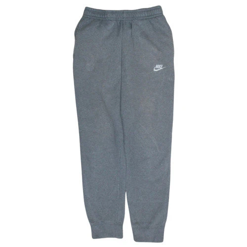 Nike Men's Grey Fleece Jogger Sweatpants S Regular Fit