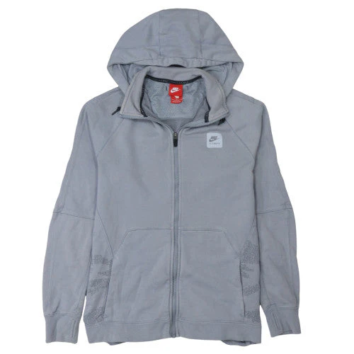 Nike Mens Grey Full Zip Air Max Hoodie Size M Regular Fit