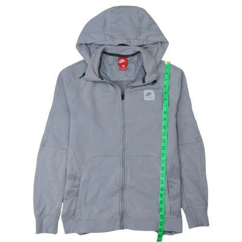 Nike Mens Grey Full Zip Air Max Hoodie Size M Regular Fit - Image 3