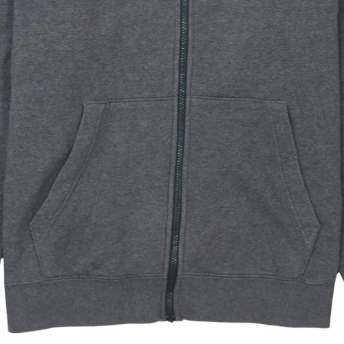 Nike Men's Grey Full Zip Hooded Sweatshirt XL Santa Clara Logo - Image 6