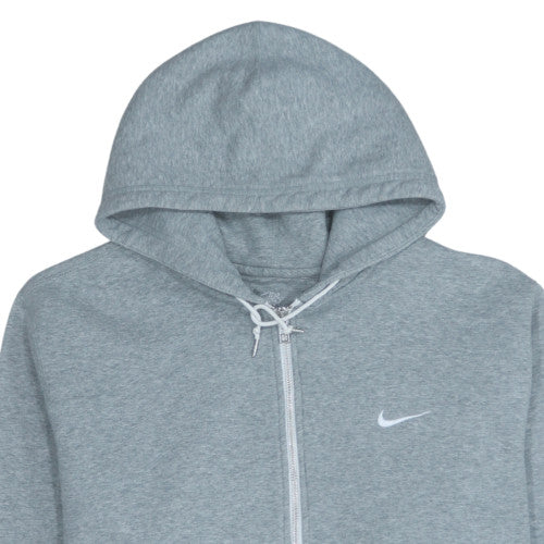 Nike Men's Grey Full Zip Hoodie L Regular Sportswear - Image 8