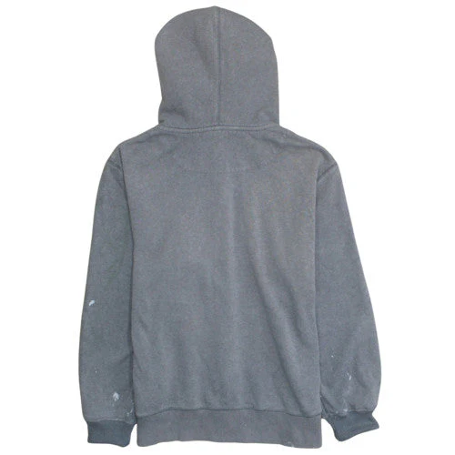 Nike Mens Grey Full Zip Hoodie L Sportswear Fleece Sweatshirt - Image 4