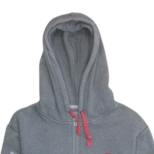 Nike Mens Grey Full Zip Hoodie L Sportswear Fleece Sweatshirt - Image 8