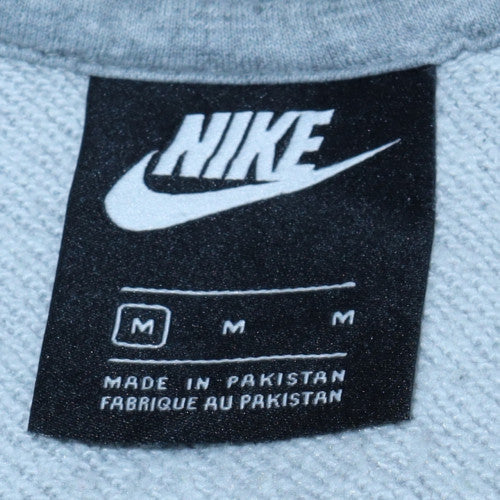 Nike Men's Grey Full Zip Hoodie M Classic Athletic Style - Image 5