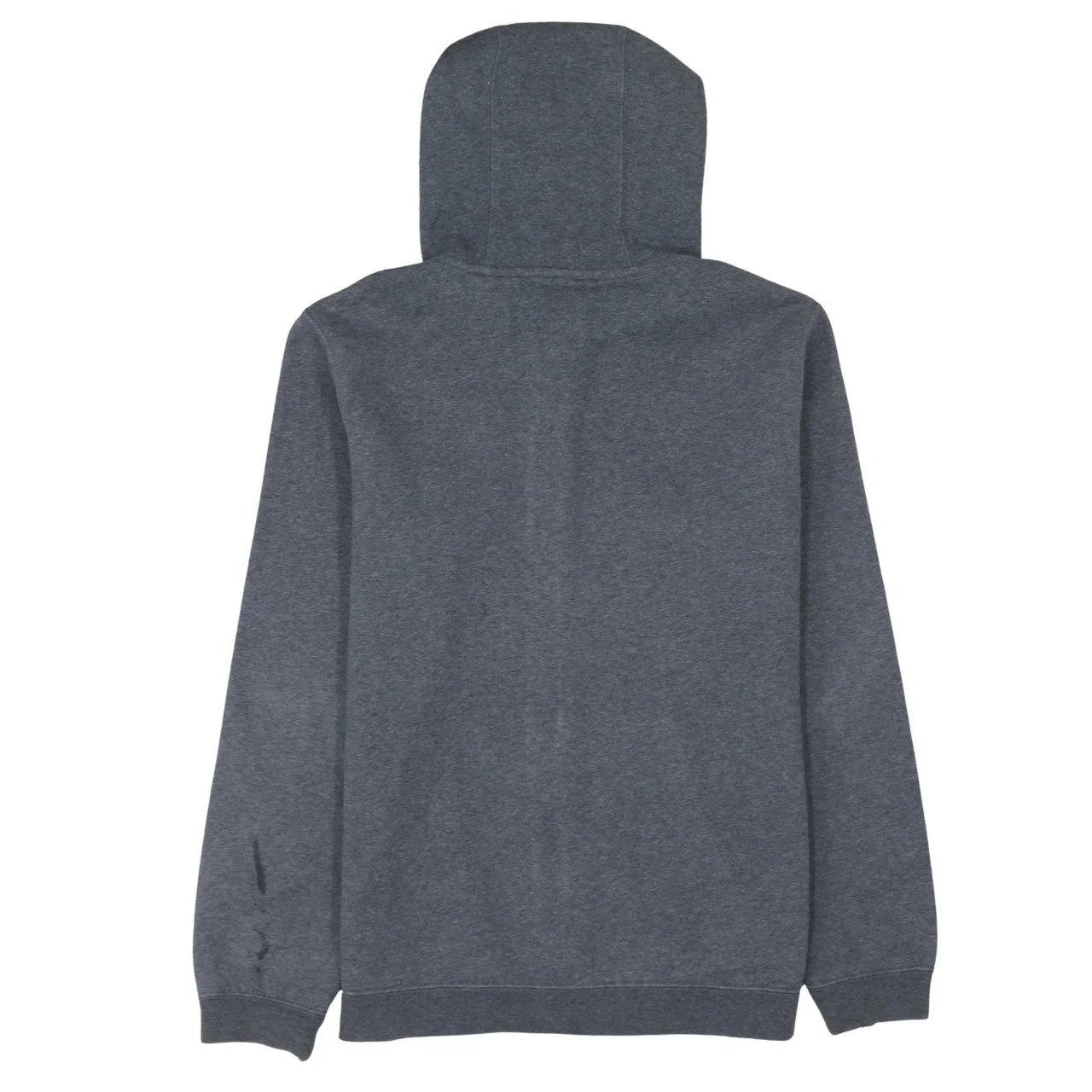 Nike Men's Grey Full Zip Hoodie M Fleece Sportswear Sweatshirt - Image 4