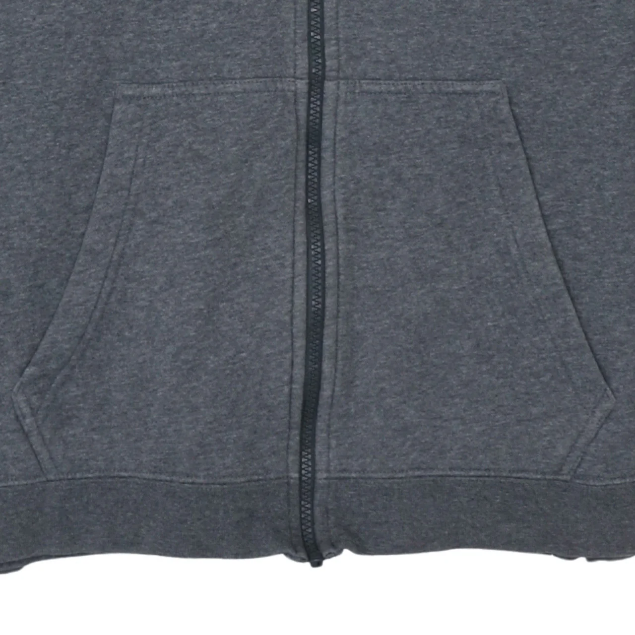 Nike Men's Grey Full Zip Hoodie M Fleece Sportswear Sweatshirt - Image 8