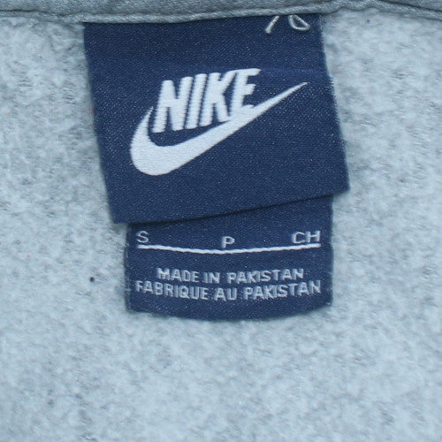 Nike Men's Grey Full Zip Hoodie Size S Sportswear Fleece - Image 6