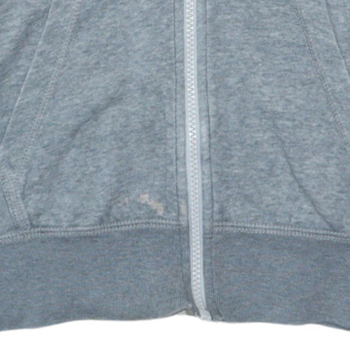 Nike Men's Grey Full Zip Hoodie Size S Sportswear Fleece - Image 7