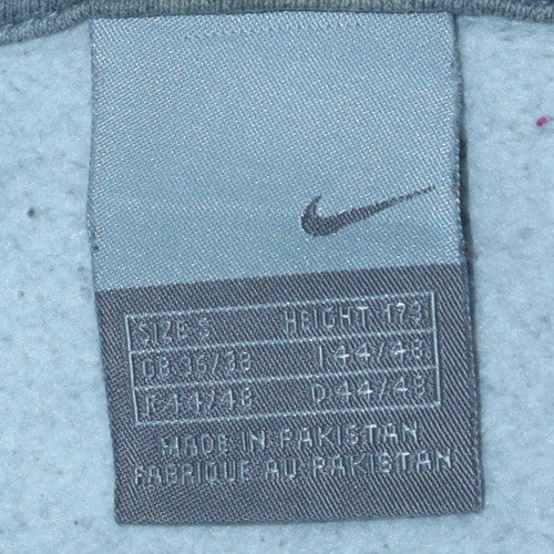 Nike Men's Grey Full Zip Hoodie Small Fleece Sweatshirt - Image 5