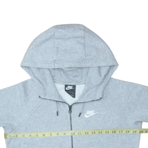 Nike Men's Grey Full Zip Hoodie Sweatshirt Size S Regular Fit - Image 2