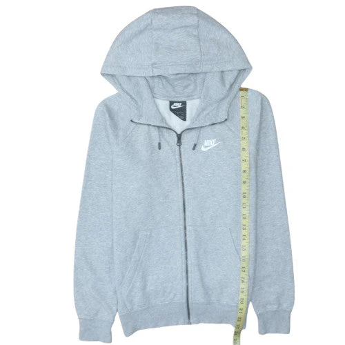 Nike Men's Grey Full Zip Hoodie Sweatshirt Size S Regular Fit - Image 3