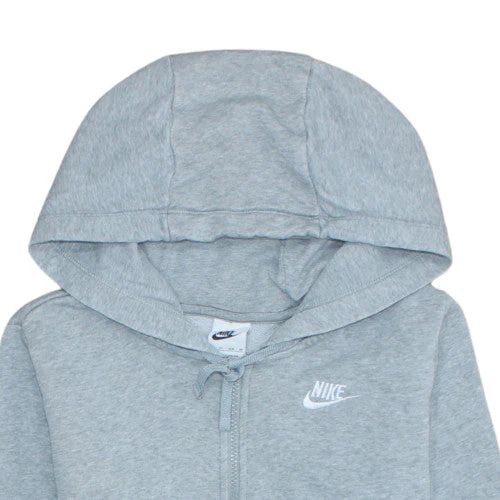 Nike Men's Grey Full Zip Hoodie XS Lightweight Fleece Sweatshirt - Image 8