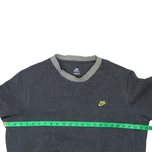 Nike Men's Grey Pullover Crew Neck Sweatshirt Size L - Image 3
