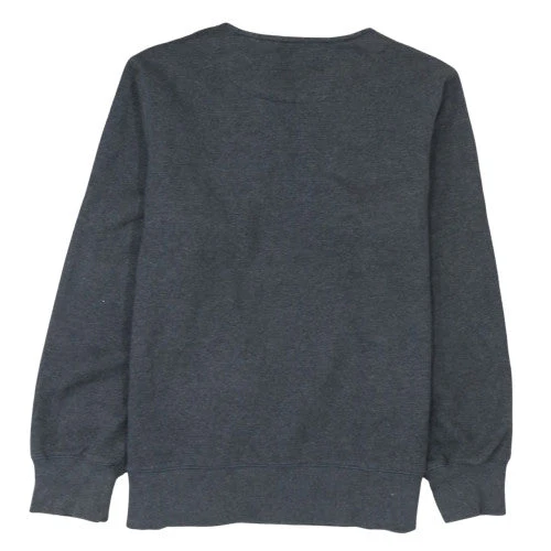 Nike Men's Grey Pullover Crew Neck Sweatshirt Size L - Image 4