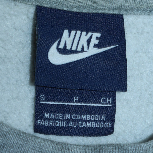 Nike Men's Grey Pullover Crew Neck Sweatshirt Size S - Image 6