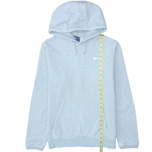 Nike Men's Grey Pullover Fleece Hoodie Medium Regular Fit - Image 3