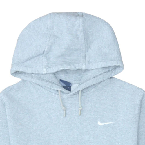 Nike Men's Grey Pullover Fleece Hoodie Medium Regular Fit - Image 8