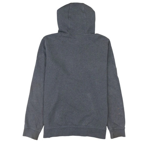 Nike Men's Grey Pullover Hoodie Cotton Blend Logo Sweatshirt L - Image 4