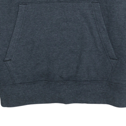 Nike Men's Grey Pullover Hoodie L Logo Graphic Sweatshirt - Image 7