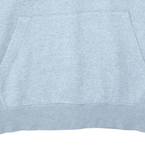 Nike Mens Grey Pullover Hoodie L Sports Fleece Sweatshirt - Image 7
