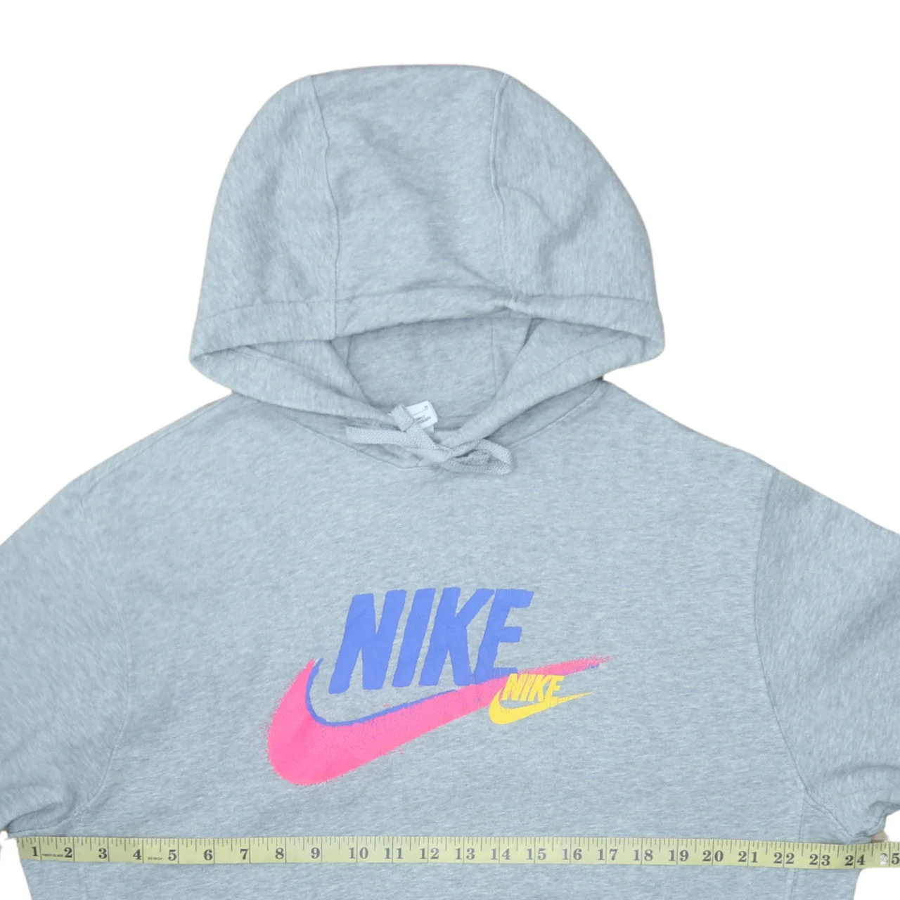 Nike Men's Grey Pullover Hoodie M Graphic Logo Sportswear - Image 2